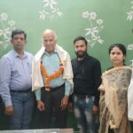 वरिष्ठ लेखाकार कृष्ण कुमार कुलश्रेष्ठ को दी गई भावभीनी विदाई