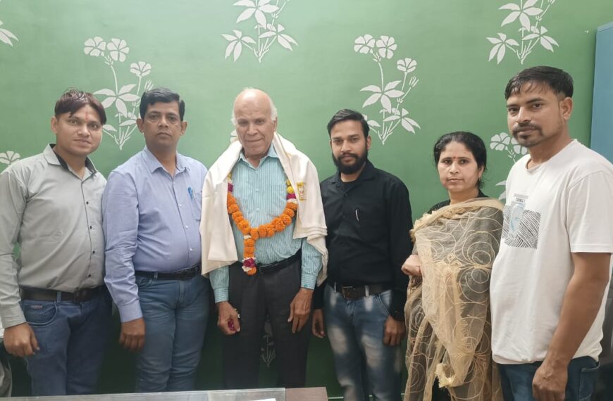 वरिष्ठ लेखाकार कृष्ण कुमार कुलश्रेष्ठ को…