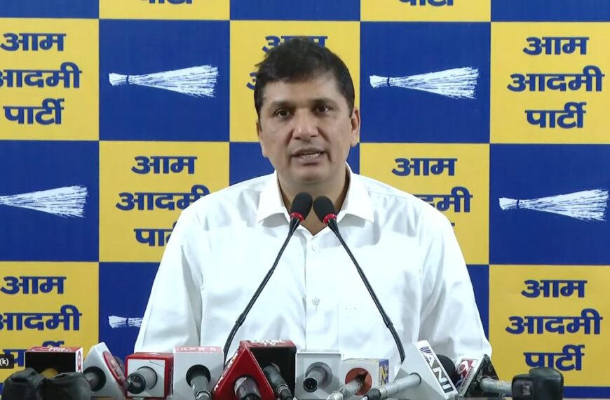 यूपी में शराब नीति पर आप का हमला: सौरभ भारद्वाज ने योगी सरकार को घेरा