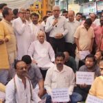 भाजपा नेता की गिरफ्तारी के विरोध में बाजार बंद
