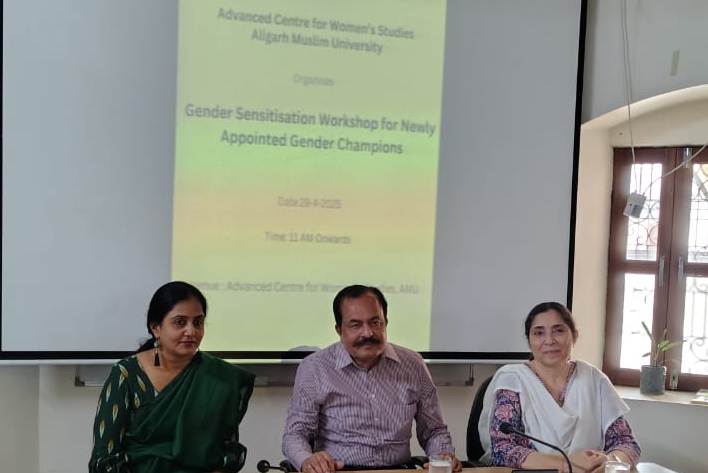 सम्मानजनक परिसर संस्कृति को बढ़ावा देने के लिए जेंडर चैंपियन कार्यशाला का आयोजनएएमयू में छात्रों और शिक्षकों ने लिंग समानता पर मिलकर किए विचार