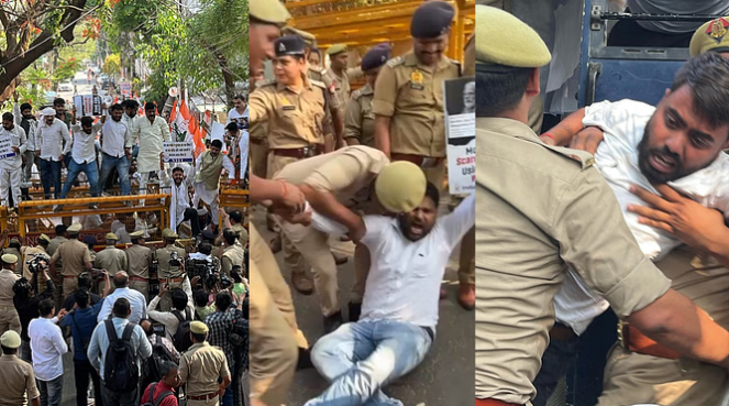 नेशनल हेराल्ड मामला: सोनिया और राहुल गांधी के खिलाफ चार्जशीट के विरोध में सड़कों पर उतरी कांग्रेस, ईडी ऑफिस का घेराव, कई जगह पुलिस से झड़प