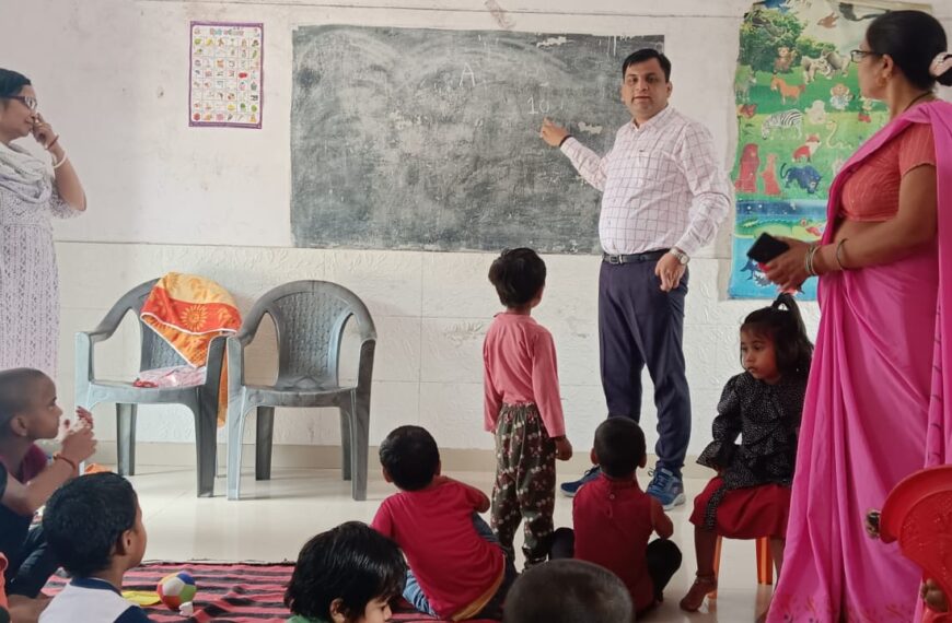 डीपीओ के.के. राय ने ब्लॉक जवां में विभिन्न आंगनबाड़ी केंद्रों का किया औचक निरीक्षण