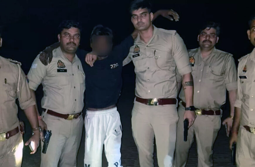 हापुड़ में मंदिर में मूर्ति चोरी करने वाला बदमाश मुठभेड़ में घायल, एक तमंचा और मूर्ति बरामद