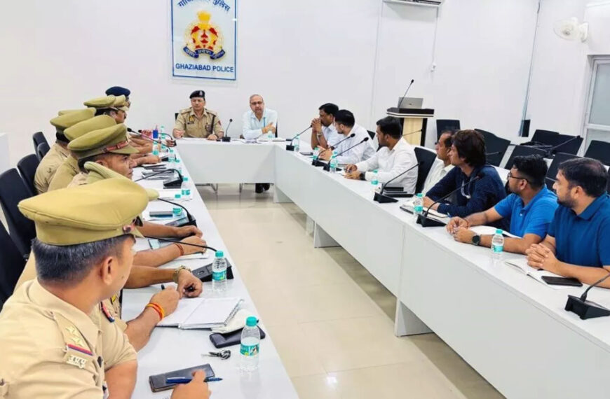 गाजियाबाद: डीएमई और एनएच-9 पर हादसे होंगे कम, पुलिस-एनएचएआई की बैठक में लिए गए अहम निर्णय