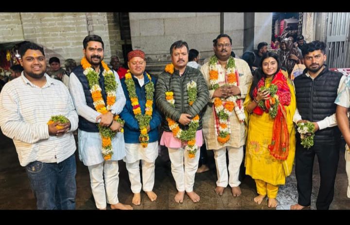 बद्रीनाथ धाम में ABVP के शीर्ष दायित्ववान कार्यकर्ताओं ने किए दिव्य दर्शन