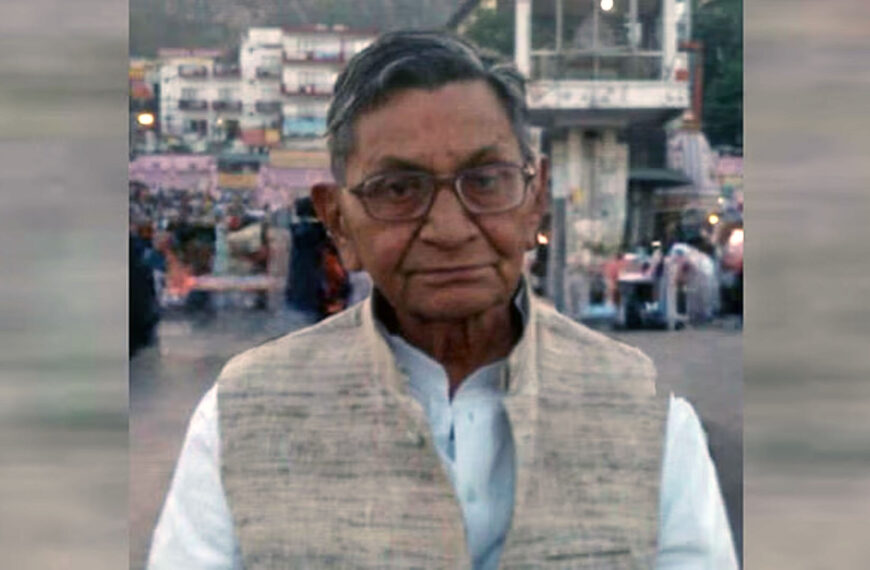 पूर्व राज्य मंत्री प्रभुदयाल सिंह का निधन, आज सिद्धनाथ घाट पर होगा अंतिम संस्कार