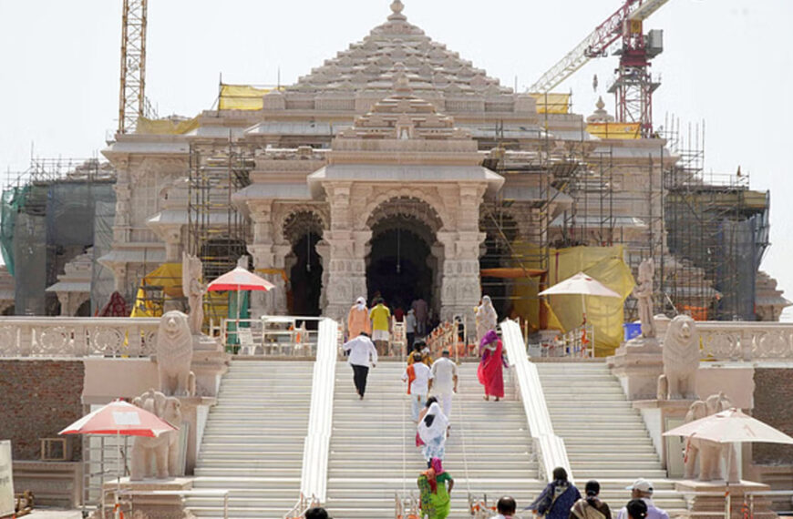 श्रीराम जन्मभूमि मंदिर में पहली…