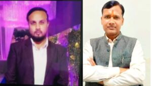 AMU कर्मचारी पंडित आशीष शर्मा को तिलक लगाने…