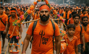 लखनऊ: मुख्यमंत्री योगी पर जल चढ़ाने पहुंचे कांवड़िए,…
