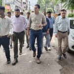 मैरिस रोड जलभराव से होगा मुक्त, नगर आयुक्त ने लिया ड्रेनेज प्रोजेक्ट का जायज़ा