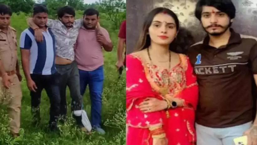 नोएडा:35 लाख रुपये के लिए पत्नी को जिंदा जलाने वाले पति को पुलिस ने मारी गोली