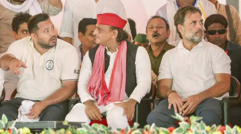 बिहार चुनाव में अखिलेश यादव का बयान – “अवध में हराया, अब मगध में हराएंगे”
