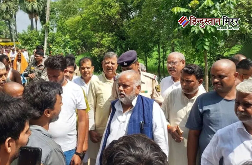 नालंदा में बवाल: मंत्री और विधायक पर ग्रामीणों का हमला, कई घायल
