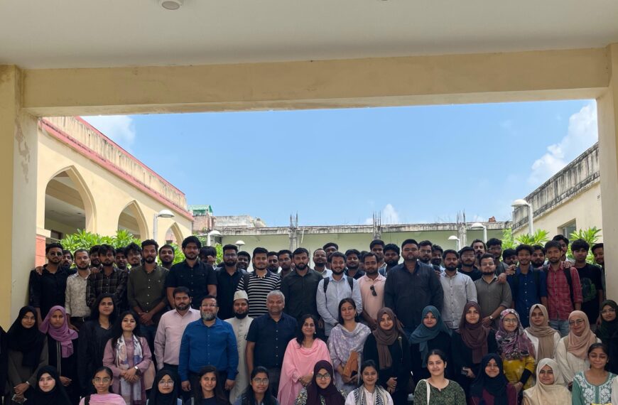 एएमयू के बिजनेस एडमिनिस्ट्रेशन विभाग द्वारा नये एमबीए छात्रों के लिए ओरिएंटेशन कार्यक्रम आयोजित