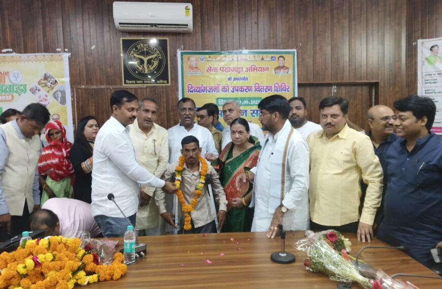 सेवा पखवाड़े में दिव्यांगजनों को…