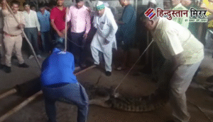 अलीगढ़: नानऊ पुल अंडरपास पर निकला 10 फुट&hellip;