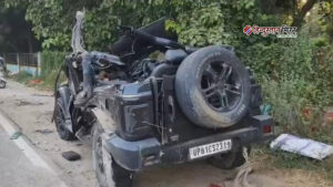 गुरुग्राम में भीषण हादसा: अलीगढ़ की थार दुर्घटनाग्रस्त,&hellip;