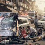 हादसा: आगरा में बेकाबू कार ने ली पांच की जान, पुलिस की सूझबूझ से टला बवाल