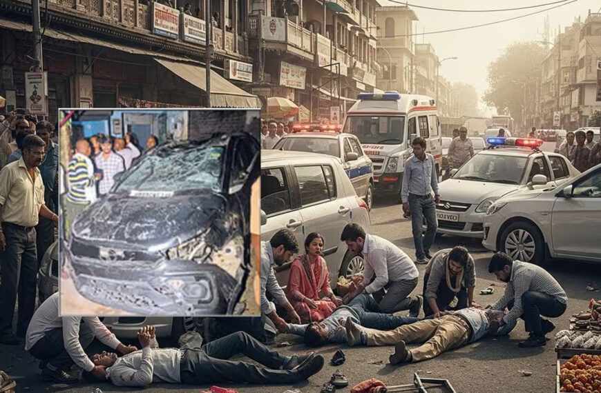 हादसा: आगरा में बेकाबू कार ने ली पांच की जान, पुलिस की सूझबूझ से टला बवाल
