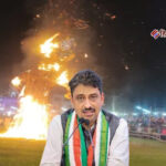 कांग्रेस के फायर ब्रांड सांसद इमरान मसूद ने लिया रावण दहन में भाग