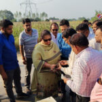 अलीगढ़ मंडलायुक्त ने जट्टारी-पिसावा मार्ग का निरीक्षण किया