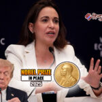 ट्रम्प को झटका, मांगने पर नहीं मिला नोबेल पुरस्कार बेनेजुएला की विपक्षी नेता “मारिया” बनी नोबेल पुरस्कार विजेता