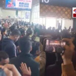 लखनऊ एयरपोर्ट पर उड़ानों में देरी से यात्रियों का हंगामा