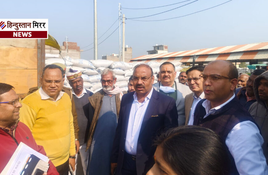 विशेष सचिव ने अलीगढ़ मंडियों और गौ-आश्रय स्थल का किया निरीक्षण, व्यवस्थाओं के सुधार के दिए निर्देश