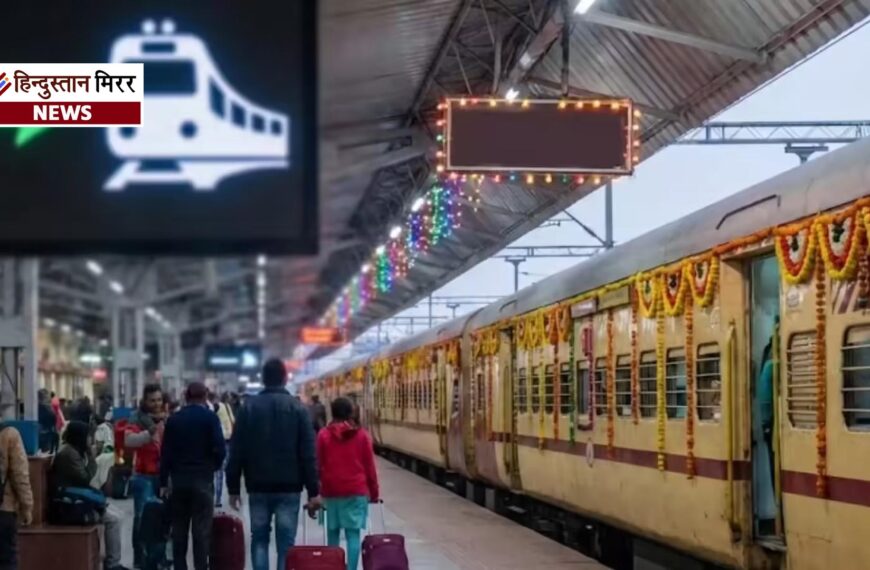 क्रिसमस और न्यू ईयर पर यात्रियों को बड़ी राहत, 244 स्पेशल ट्रेनों का होगा संचालन