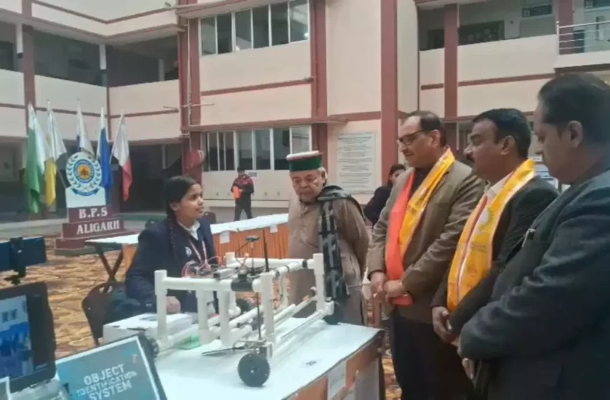 मण्डल स्तरीय विज्ञान मॉडल प्रदर्शनी में ब्रिलिएंट पब्लिक स्कूल के विवेक प्रथम