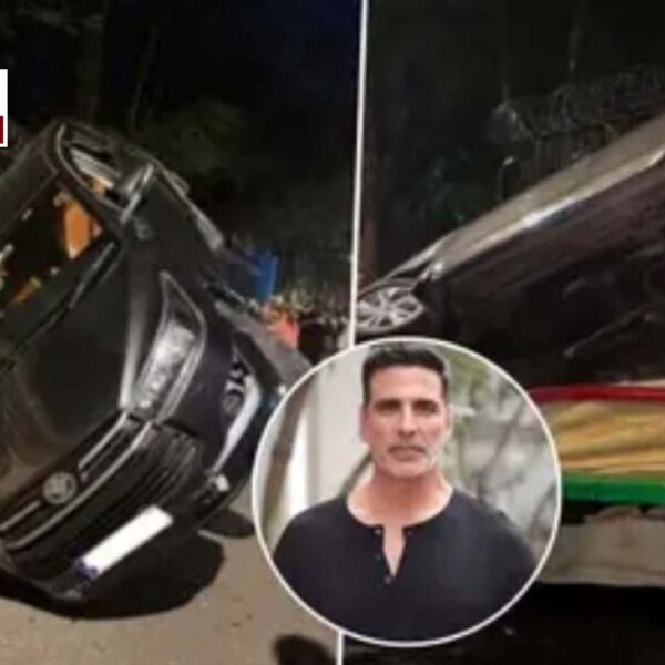 अक्षय कुमार की कार का एक्सीडेंट, जुहू में&hellip;