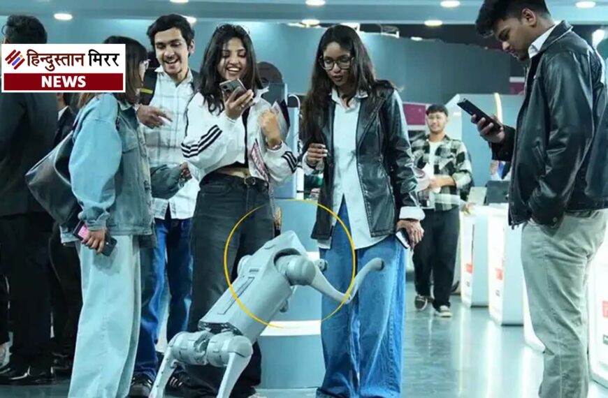 AI समिट में रोबोट डॉग विवाद: गलगोटिया यूनिवर्सिटी…