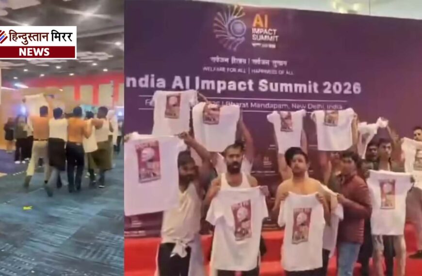 भारत मंडपम में ‘शर्टलेस’ प्रदर्शन पर सियासी संग्राम,राजनाथ…