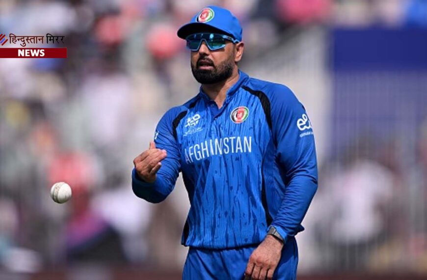 टी20 वर्ल्ड कप अंपायर से बहस पर मोहम्मद नबी पर लगा जुर्माना