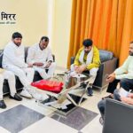 जेवर एयरपोर्ट उद्घाटन को लेकर भाजपा ज़िलाध्यक्ष ने की बिशेष बैठक, विधायक व पदाधिकारी हुए शामिल