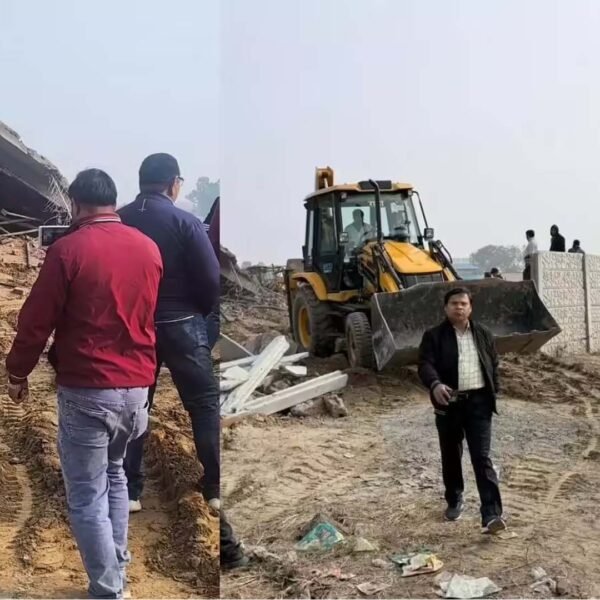 जेवर एयरपोर्ट क्षेत्र में अवैध कब्जों पर बुलडोजर,&hellip;