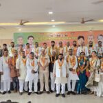 भाजपा जिला कार्यालय क्यामपुर में जिला पदाधिकारियों का भव्य स्वागत एवं परिचय समारोह आयोजित