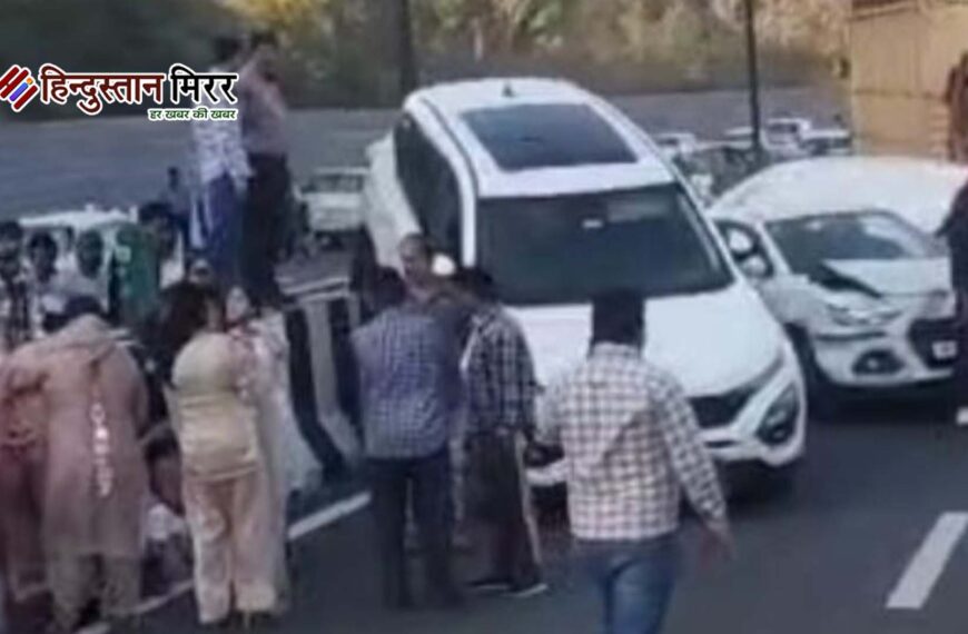 दिल्ली-देहरादून एक्सप्रेस-वे पर भीषण हादसा, पांच गाड़ियां आपस में टकराईं