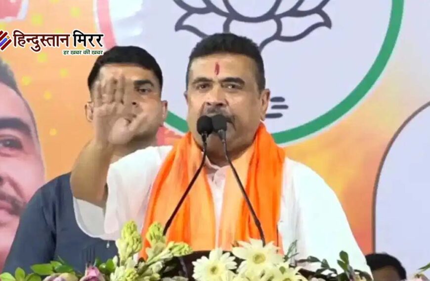 नंदीग्राम से CM शुभेंदु अधिकारी की हुंकार: ‘सबका हिसाब होगा’, विकास और कार्रवाई का किया वादा