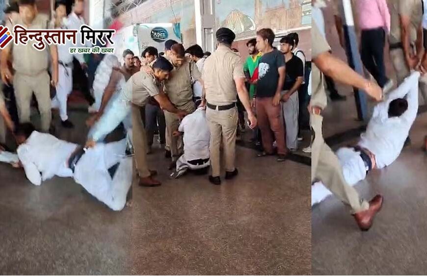आगरा कैंट स्टेशन पर बवाल: RPF जवान और डिप्टी एसएस में मारपीट, चार कर्मी निलंबित