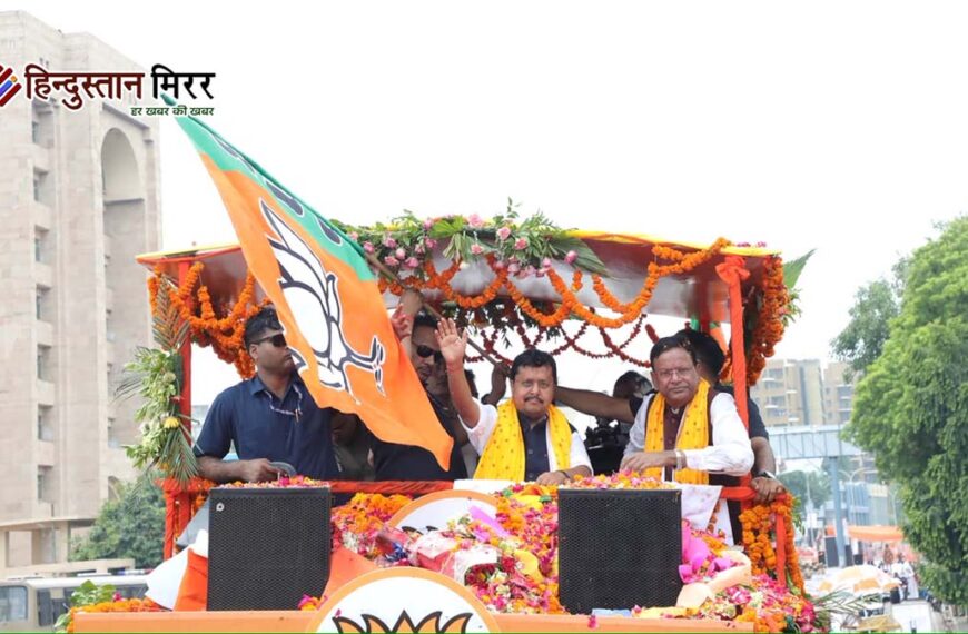 लखनऊ में भाजपा का शक्ति प्रदर्शन, राष्ट्रीय अध्यक्ष नितिन नबिन के दौरे से 2027 चुनावी तैयारी को धार