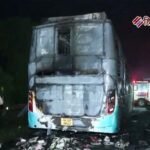 यमुना एक्सप्रेसवे पर चलती स्लीपर बस बनी आग का गोला, नौ यात्री जिंदा जले